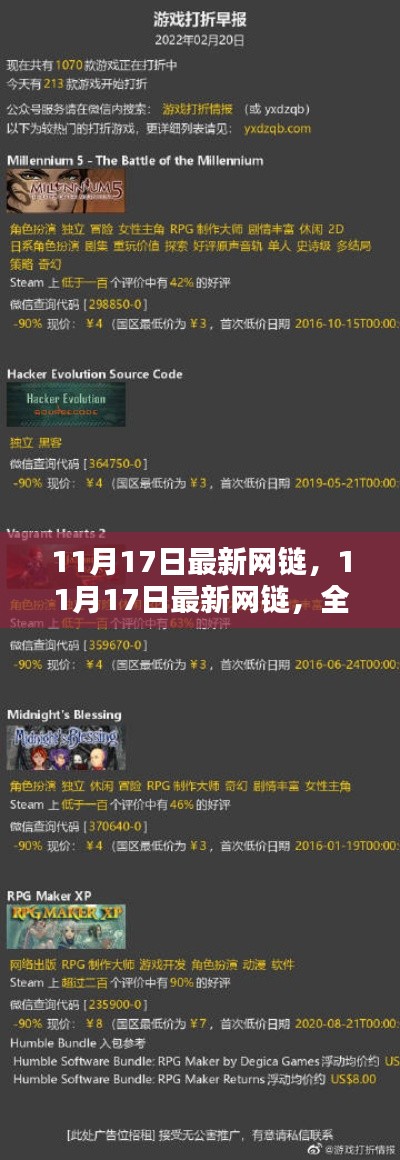 11月17日最新网链全面评测与介绍