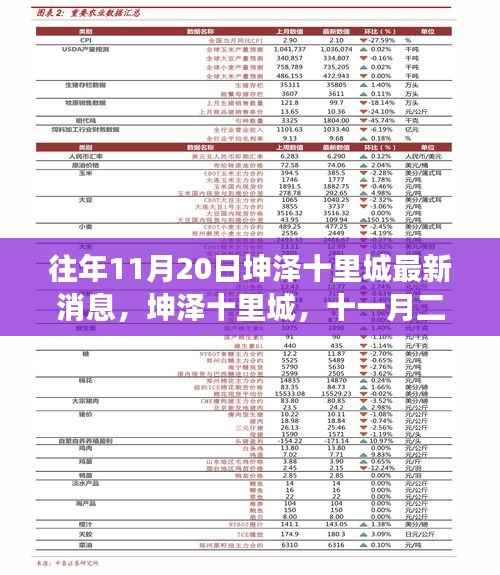 坤泽十里城十一月二十日时光印记,最新进展与消息速递