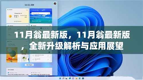 11月翁最新版全新升级解析与应用展望报告