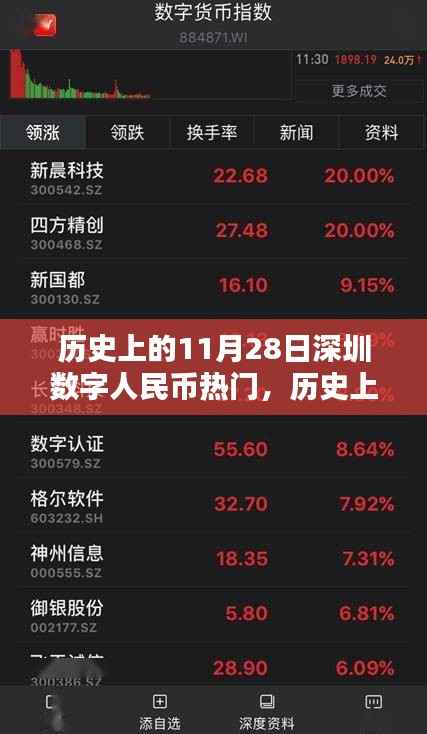 历史上的11月28日深圳数字人民币热潮详解,崛起与热门特性一览
