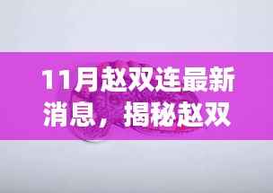 涉政人物赵双连最新动态揭秘,深度解析其近期发展及影响