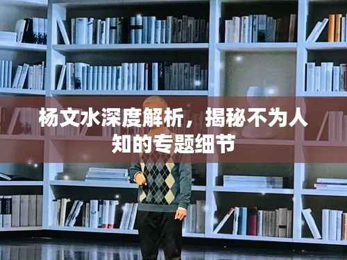 杨文水深度解析,揭秘不为人知的专题细节
