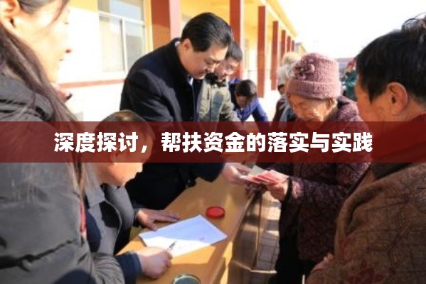 深度探讨,帮扶资金的落实与实践