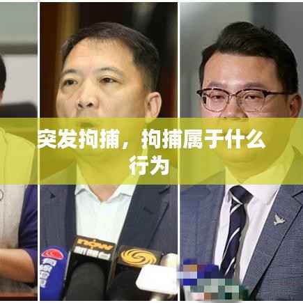 突发拘捕,拘捕属于什么行为