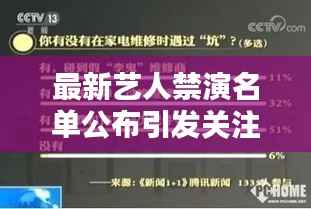 最新艺人禁演名单公布引发关注,行业自律迈入新里程碑