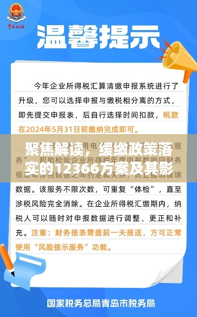 聚焦解读,缓缴政策落实的12366方案及其影响分析