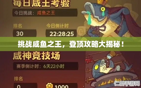 挑战咸鱼之王，登顶攻略大揭秘！